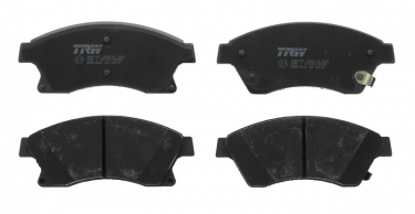 Купить GDB1843 TRW Тормозные колодки передние Aveo (1.2, 1.4, 1.6) с звуковым предупреждением износа